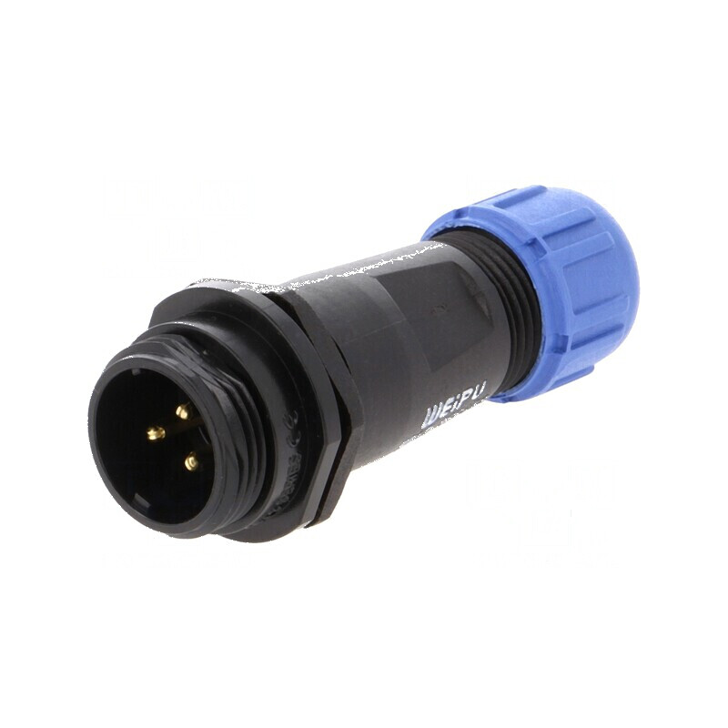 Mufă SP13 tată PIN 3 IP68 13A pentru cablu 250V | Electronic-mag.ro | Componente Electronice Mufă SP13 tată PIN 3 IP68 13A pentru cablu 250V | Electronic-mag.ro | Componente Electronice