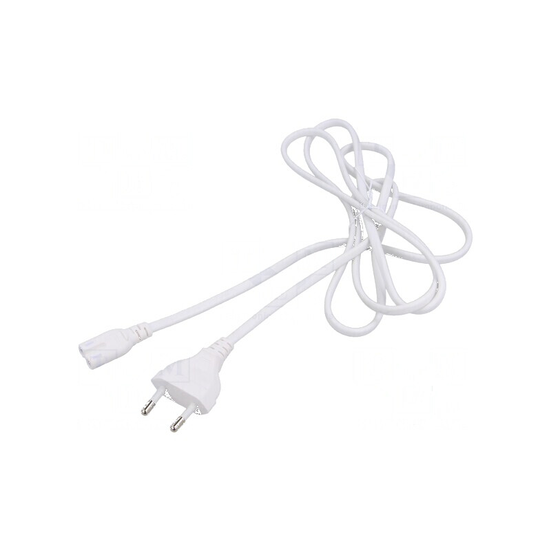 Cablu CEE 7/7 2x0,75mm2 cu mufă IEC C7 mamă PVC 1,8m 2,5A | Electronic-mag.ro | Componente Electronice Cablu CEE 7/7 2x0,75mm2 cu mufă IEC C7 mamă PVC 1,8m 2,5A | Electronic-mag.ro | Componente Electronice