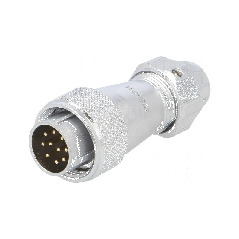 Mufă WF16 tată PIN 10 IP67 5A 400V pentru lipire pe cablu 5-6,5mm | Electronic-mag.ro | Componente Electronice Mufă WF16 tată PIN 10 IP67 5A 400V pentru lipire pe cablu 5-6,5mm | Electronic-mag.ro | Componente Electronice