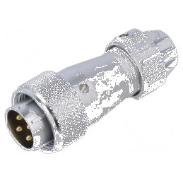 Mufă WF16 tată PIN 4 IP67 15A pentru lipire pe cablu 500V 5÷6,5mm | Electronic-mag.ro | Componente Electronice