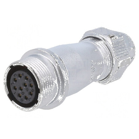Mufă WF16 mamă PIN 10 IP67 5A 400V pentru lipire pe cablu 5-6,5mm | Electronic-mag.ro | Componente Electronice