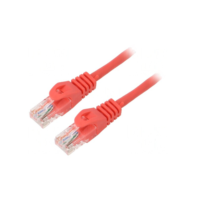 Cablu patch U/UTP 6 litat CCA PVC roșu 15m 26AWG | Electronic-mag.ro | Componente Electronice Cablu patch U/UTP 6 litat CCA PVC roșu 15m 26AWG | Electronic-mag.ro | Componente Electronice