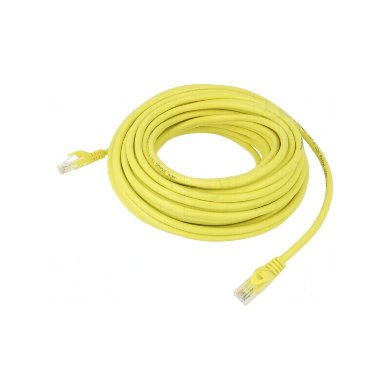 Cablaj Patch Cord U/UTP 6 litat CCA PVC galben 15m 26AWG | Electronic-mag.ro | Componente Electronice Cablaj Patch Cord U/UTP 6 litat CCA PVC galben 15m 26AWG | Electronic-mag.ro | Componente Electronice