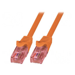 Cablul de rețea U/UTP 6 litat Cu LSZH portocalie 5m RJ45 | Electronic-mag.ro | Componente Electronice