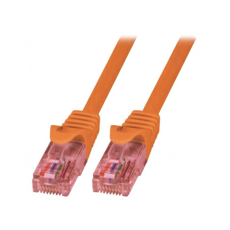 Cablul de rețea U/UTP 6 litat Cu LSZH portocalie 5m RJ45 | Electronic-mag.ro | Componente Electronice