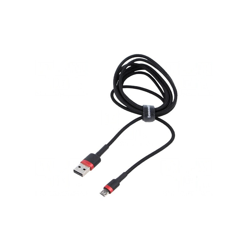Cablu USB 2.0 High Speed 2m Negru Textil 1,5A | Electronic-mag.ro | Componente Electronice Cablu USB 2.0 High Speed 2m Negru Textil 1,5A | Electronic-mag.ro | Componente Electronice
