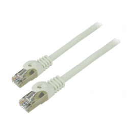 Cabluri rețea F/UTP 5e 15m 26AWG gri CCA PVC | Electronic-mag.ro | Componente Electronice