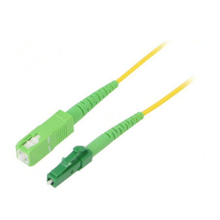 Patch cord fibră optică OS2 LC/APC SC/APC 3m LSZH galben | Electronic-mag.ro | Componente Electronice