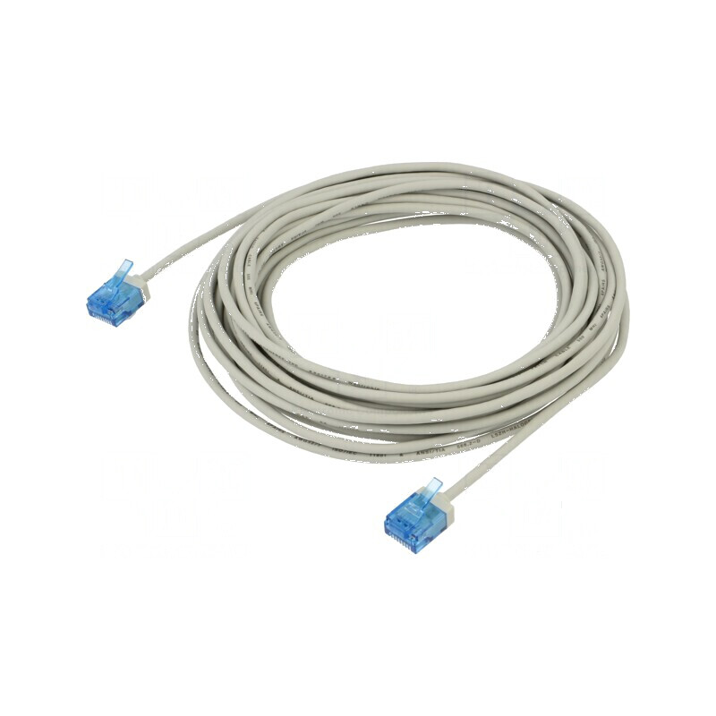Cablu patch U/UTP 6a 7,5m Cu LSZH gri 32AWG -20÷75°C | Electronic-mag.ro | Componente Electronice Cablu patch U/UTP 6a 7,5m Cu LSZH gri 32AWG -20÷75°C | Electronic-mag.ro | Componente Electronice