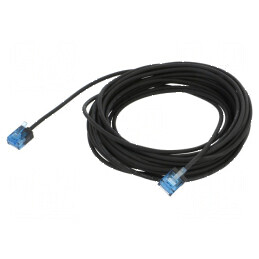 Cablul Patch U/UTP 6a Cu LSZH Negru 7,5m 32AWG | Electronic-mag.ro | Componente Electronice