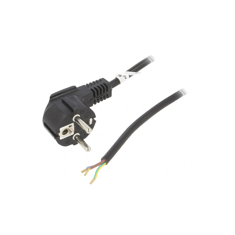 Cablu CEE 7/7 ştecăr unghi 2m PVC negru 10A | Electronic-mag.ro | Componente Electronice Cablu CEE 7/7 ştecăr unghi 2m PVC negru 10A | Electronic-mag.ro | Componente Electronice