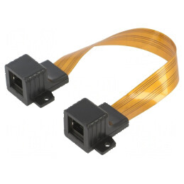 Prelungitor RJ45 portocalie 0,17m - cablu de rețea | Electronic-mag.ro | Componente Electronice