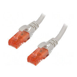 Cablul patch U/UTP 6 litat 15m CCA PVC gri 26AWG | Electronic-mag.ro | Componente Electronice