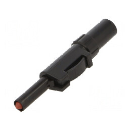Conector banană 4mm 30A 60VDC negru cu izolație 5mΩ | Electronic-mag.ro | Componente Electronice