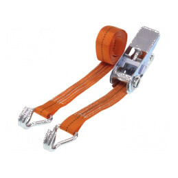 Bandă de fixare portocalie 8m x 25mm, capacitate 1000kg | Electronic-mag.ro | Componente Electronice