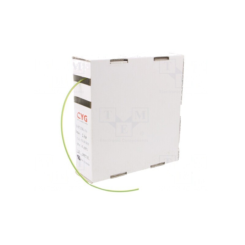 Manșon termocontractabil 2:1 2,4mm galben-verde fără adeziv | Electronic-mag.ro | Componente Electronice