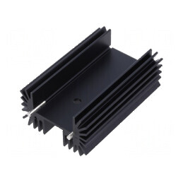 Radiator extrudat negru TO218 TO220 TO247 L: 25mm W: 42mm | Electronic-mag.ro | Componente Electronice