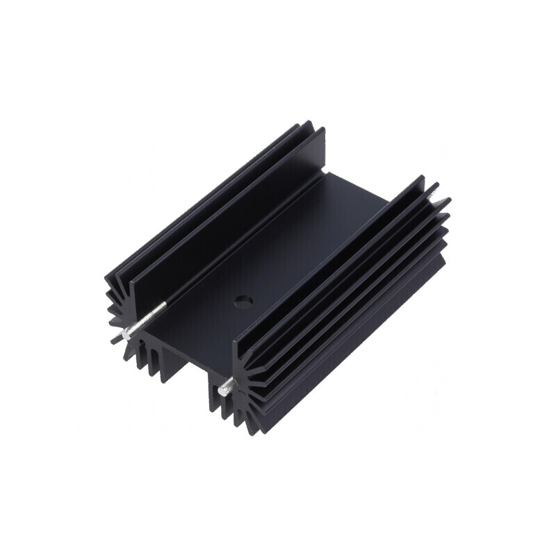 Radiator extrudat negru TO218 TO220 TO247 L: 25mm W: 42mm | Electronic-mag.ro | Componente Electronice