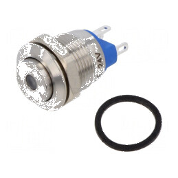 Comutator anti-vandalism SPST-NO 2A/36VDC IP65 verde | Electronic-mag.ro | Componente Electronice