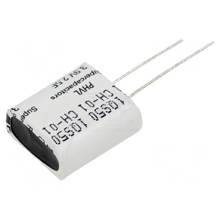 Supercondensator THT 2,5F 3,9VDC 5,3mm 80mΩ | Electronic-mag.ro | Componente Electronice