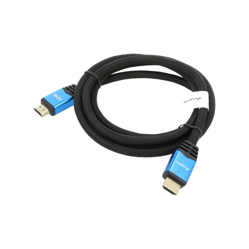 Cablu HDMI 2.0 textil 1,8m negru cu mufă HDMI pe ambele părți | Electronic-mag.ro | Componente Electronice Cablu HDMI 2.0 textil 1,8m negru cu mufă HDMI pe ambele părți | Electronic-mag.ro | Componente Electronice