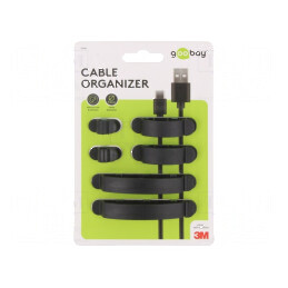 Set prindere autoadezivă neagră 3buc | Electronic-mag.ro | Componente Electronice