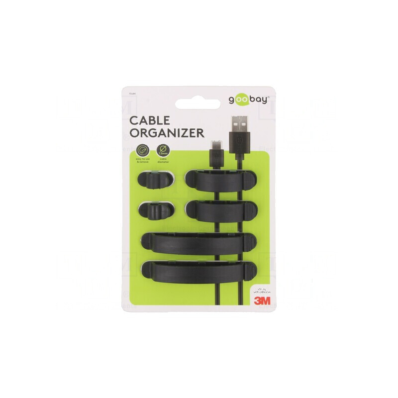 Set prindere autoadezivă neagră 3buc | Electronic-mag.ro | Componente Electronice Set prindere autoadezivă neagră 3buc | Electronic-mag.ro | Componente Electronice