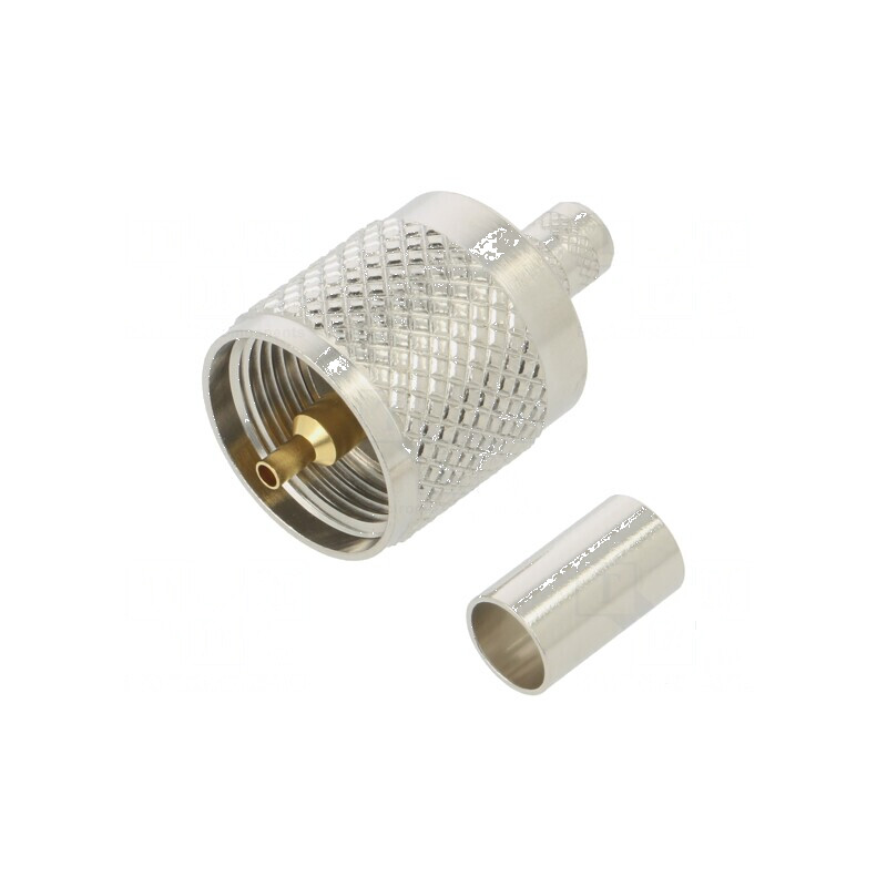 Conector UHF PL-259 mufă tată crimpat pe cablu fenol | Electronic-mag.ro | Componente Electronice Conector UHF PL-259 mufă tată crimpat pe cablu fenol | Electronic-mag.ro | Componente Electronice