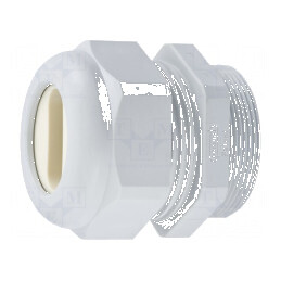 Garnitură etanșare PG29 IP65 poliamidă gri 1 orificiu | Electronic-mag.ro | Componente Electronice