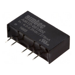 Convertor DC/DC 1W 4,5-5,5V la 15VDC și -15VDC | Electronic-mag.ro | Componente Electronice