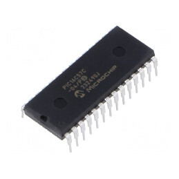Microcontroler PIC 40MHz GPIO 2,5-5,5VDC THT PDIP28 PIC16 | Electronic-mag.ro | Componente Electronice