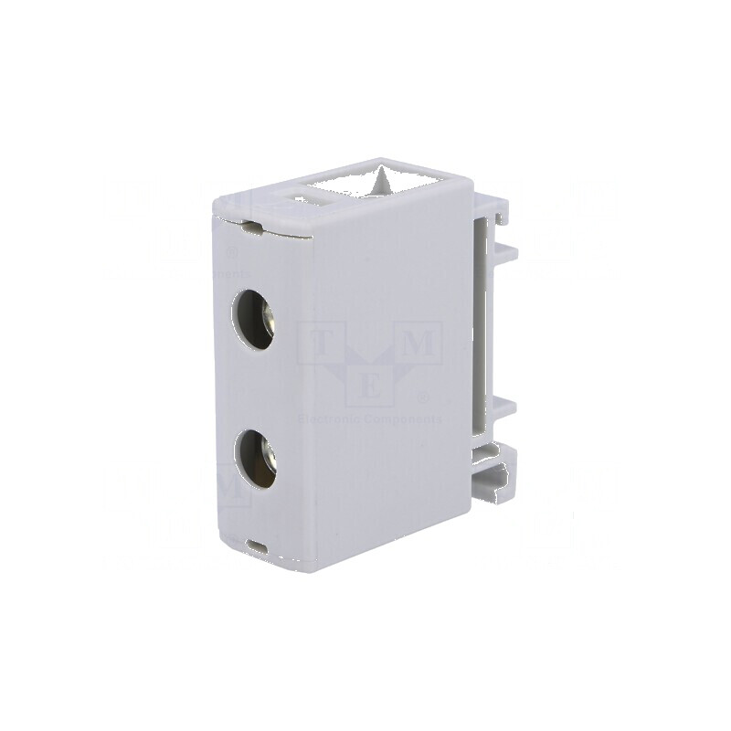 Conector îmbinare pentru șine 1,5-50mm2, 2 borne, gri, lățime 18mm | Electronic-mag.ro | Componente Electronice