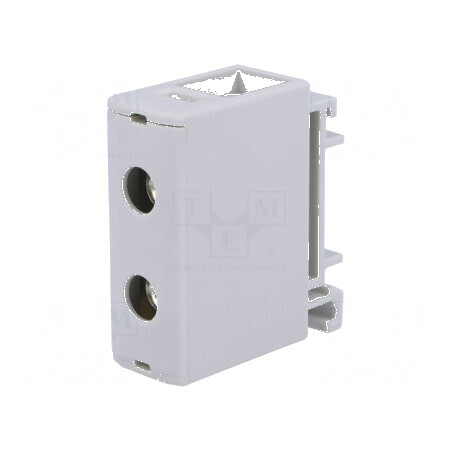 Conector îmbinare pentru șine 1,5-50mm2, 2 borne, gri, lățime 18mm | Electronic-mag.ro | Componente Electronice