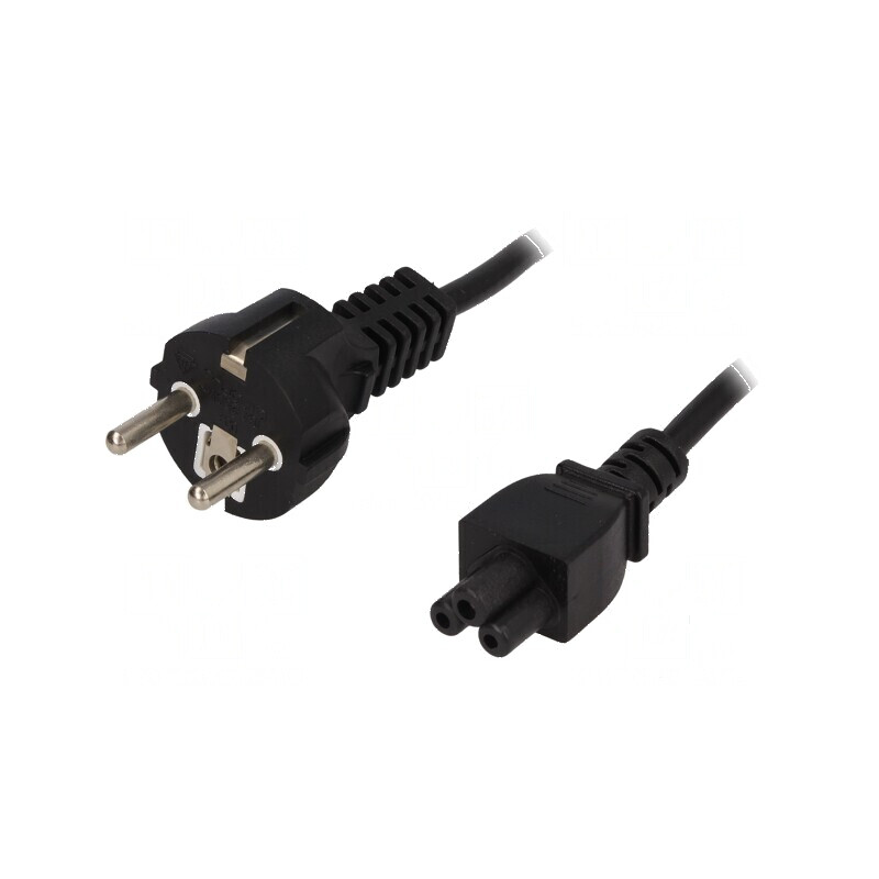 Cablu CEE 7/7 3x0,75mm2 cu mufă IEC C5 mamă PVC 1,8m 2,5A | Electronic-mag.ro | Componente Electronice Cablu CEE 7/7 3x0,75mm2 cu mufă IEC C5 mamă PVC 1,8m 2,5A | Electronic-mag.ro | Componente Electronice