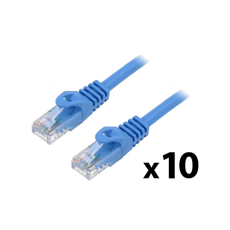 Patch cord U/UTP 5e 0,5m CCA PVC albastru 26AWG | Electronic-mag.ro | Componente Electronice Patch cord U/UTP 5e 0,5m CCA PVC albastru 26AWG | Electronic-mag.ro | Componente Electronice