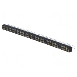 Conector şiruri pini soclu mamă 80 PIN 2mm THT 2x40 | Electronic-mag.ro | Componente Electronice