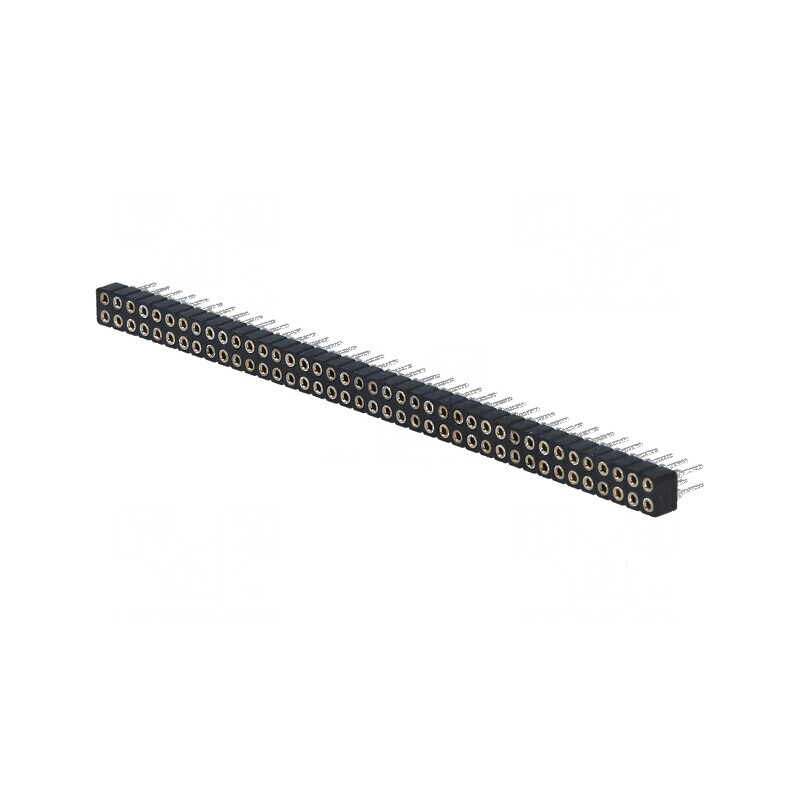 Conector şiruri pini soclu mamă 80 PIN 2mm THT 2x40 | Electronic-mag.ro | Componente Electronice