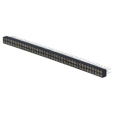 Conector şiruri pini soclu mamă 80 PIN 2mm THT 2x40 | Electronic-mag.ro | Componente Electronice