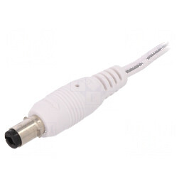 Conector alimentare DC mufă mamă 5,5x2,1mm 2A lipire albă | Electronic-mag.ro | Componente Electronice