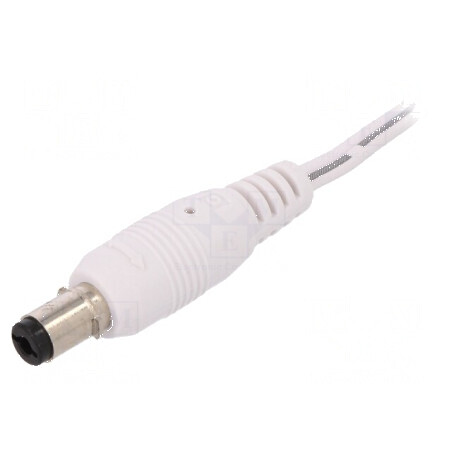 Conector alimentare DC mufă mamă 5,5x2,1mm 2A lipire albă | Electronic-mag.ro | Componente Electronice