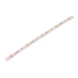 Bandă LED alb rece 5630 12V 60 LED/m 10mm PCB alb IP20 | Electronic-mag.ro | Componente Electronice