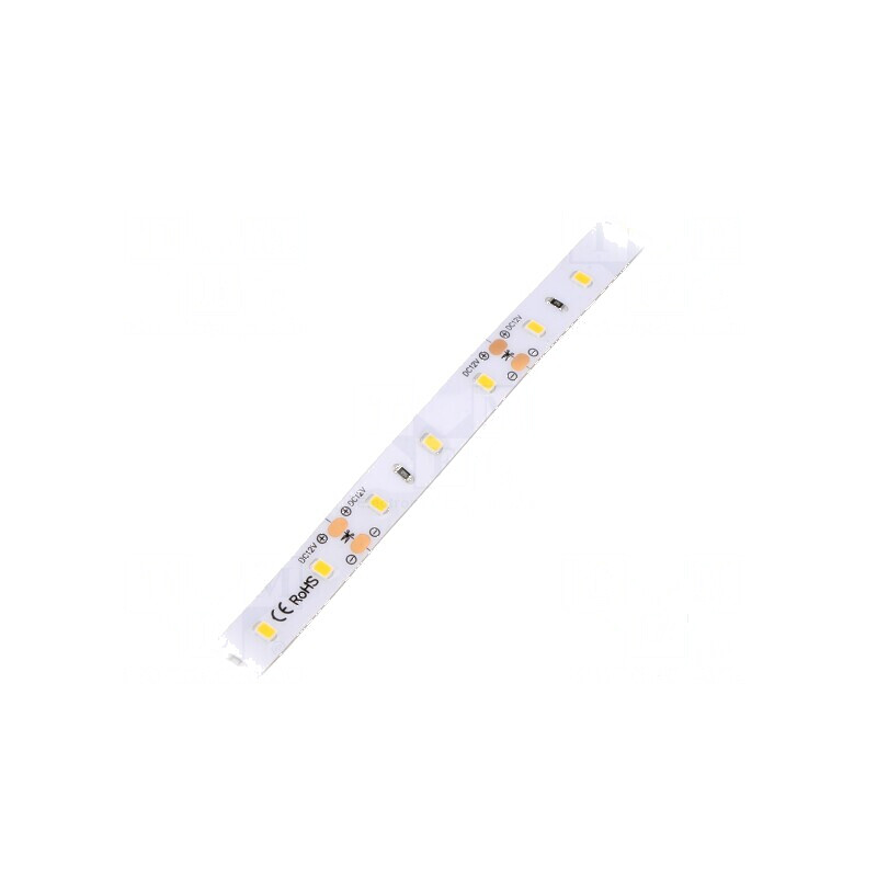 Bandă LED alb cald 2835, 60 LED/m, 10mm, IP64, 120°, 12W/m, 12VDC | Electronic-mag.ro | Componente Electronice
