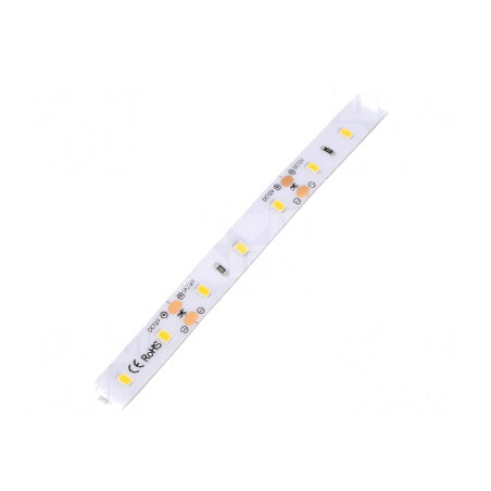 Bandă LED alb cald 2835, 60 LED/m, 10mm, IP64, 120°, 12W/m, 12VDC | Electronic-mag.ro | Componente Electronice