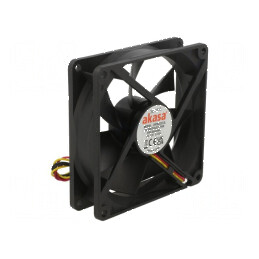 Ventilator DC axial 12V 92x92x25mm 23,8dBA EBR 1,83mmH2O | Electronic-mag.ro | Componente Electronice