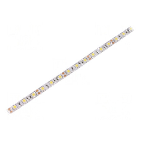 Bandă LED alb rece 5050 12V 60 LED/m 10mm PCB alb IP20 | Electronic-mag.ro | Componente Electronice