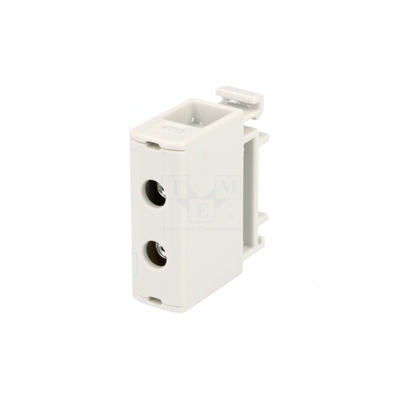 Conector îmbinare șine 2,5-35mm² 2 borne gri 16mm | Electronic-mag.ro | Componente Electronice