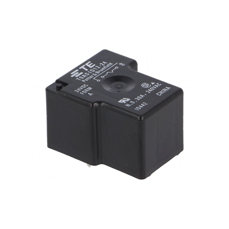 Releu electromagnetic SPST-NO 24VDC 30A T9A PCB 1W | Electronic-mag.ro | Componente Electronice