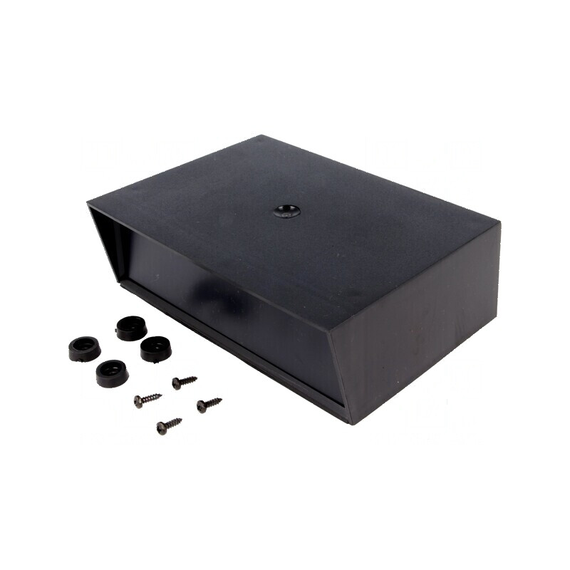 Carcasă ABS neagră cu panou 150mm X 110mm Y 50mm Z | Electronic-mag.ro | Componente Electronice Carcasă ABS neagră cu panou 150mm X 110mm Y 50mm Z | Electronic-mag.ro | Componente Electronice
