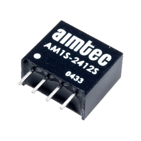 Convertor DC/DC 1W 21,6-26,4V la 12V 83mA | Electronic-mag.ro | Componente Electronice