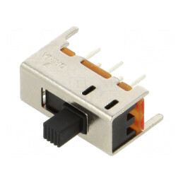 Comutator glisant DPDT 0,3A/125VAC ON-ON THT -20÷85°C | Electronic-mag.ro | Componente Electronice